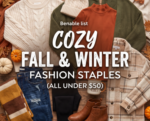 Cozy Fall & Winter Fashion Staples (All Under $50) cover photo collage
