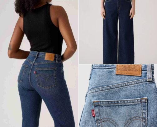 Women's Levis Jeans Recommendation cover photo collage