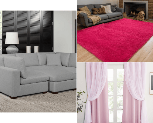 Pink / modern home decor 🩷 🏡 cover photo collage