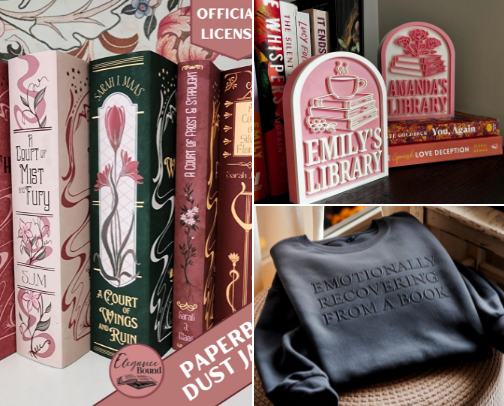 My favorite Unique bookish Etsy gift ideas! cover photo collage