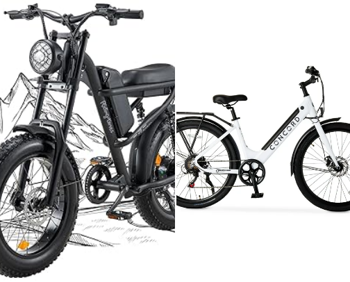 Electric bike cover photo collage