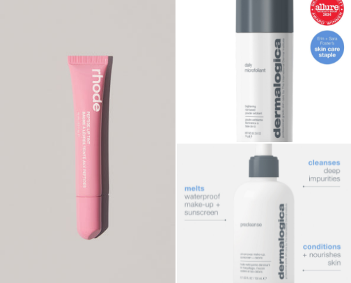 Skincare cover photo collage