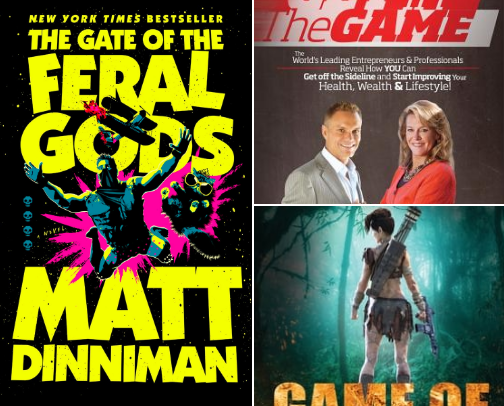 The Gate of the Feral Gods cover photo collage