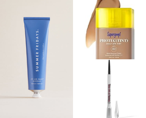 easy beauty routine when traveling cover photo collage