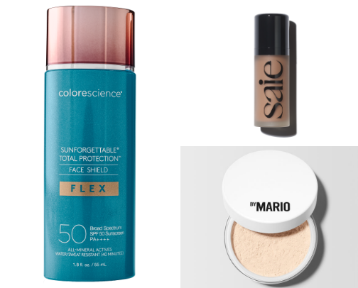 Everyday makeup routine essentials! cover photo collage