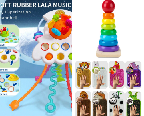 Must Have Sensory Toys for Under 2 babies cover photo collage