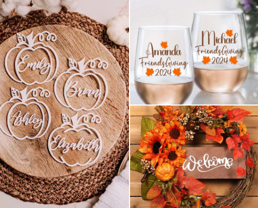 Easy Thanksgiving decoration ideas🍁🍂 cover photo collage