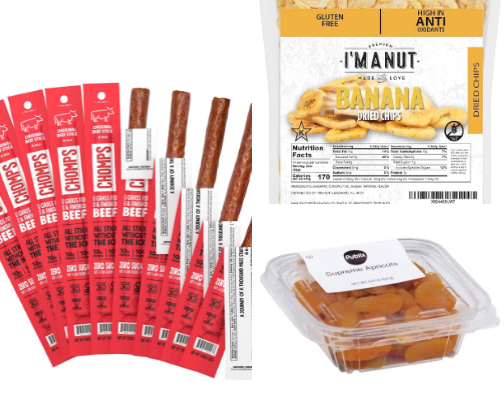healthy snacks! cover photo collage