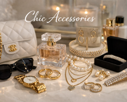 Luxury Jewelry & Fashion Accessories ✨ cover photo collage