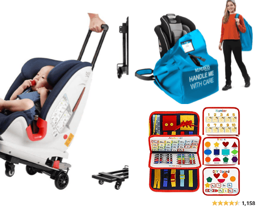 Parents On The Go! Toddler Travel Essentials cover photo collage