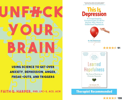 Helpful Resources to Manage Depression cover photo collage