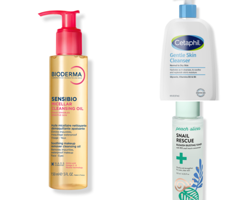 my skincare routine cover photo collage