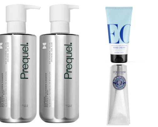 Fragrance-free, gentle skincare cover photo collage