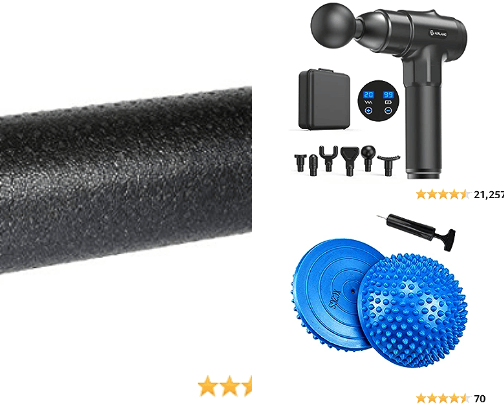 Exercise + Recovery cover photo collage