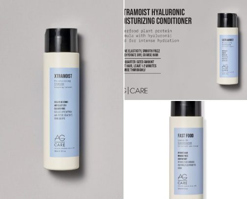 Hair care routine for thin and damaged hair cover photo collage