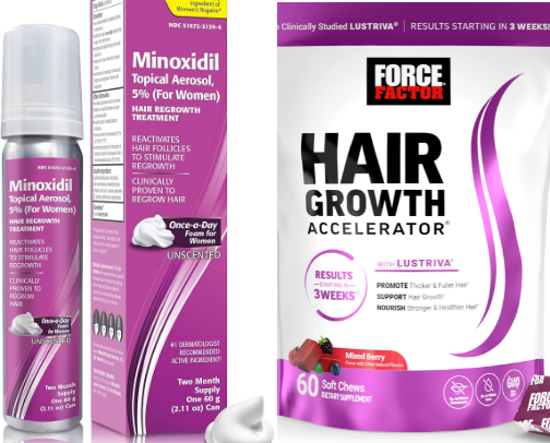 Best Hair growth products cover photo collage