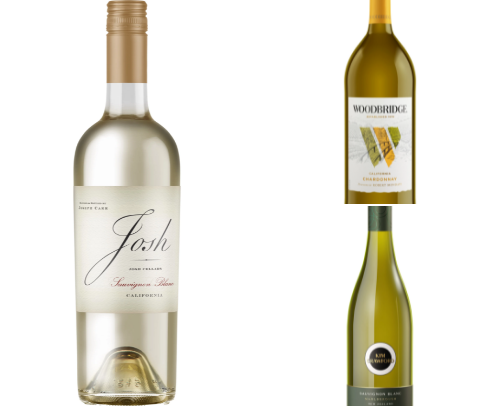 Wonderful White Wines cover photo collage