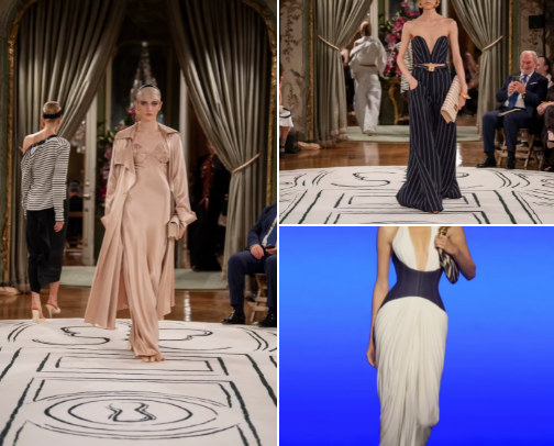 Schiapparelli runway cover photo collage