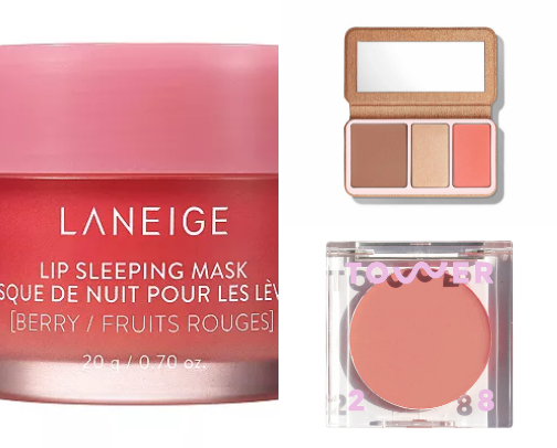 beauty products I swear by as a mom cover photo collage