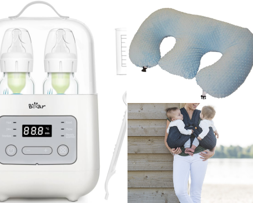 Twin Mom Recs cover photo collage