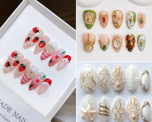 Cutest Shein Nails 💅 cover photo collage