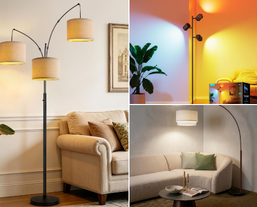 15 Best Corner Floor Lamps for Living Room cover photo collage