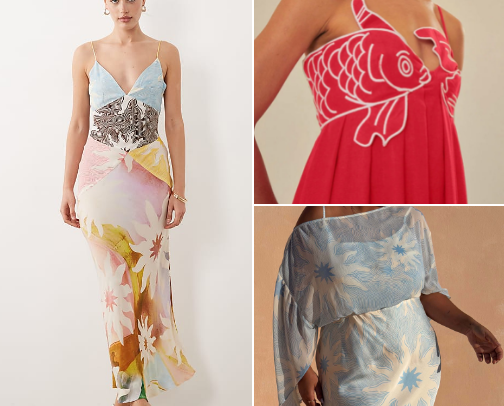 You won’t see anyone else in these unique dresses cover photo collage