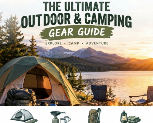 Camp Ready: Gear for the Great Outdoors cover photo collage