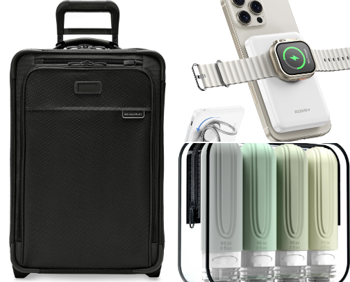 Travel Essentials I Never Fly Without cover photo collage