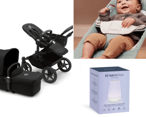 Splurge worthy baby items cover photo collage