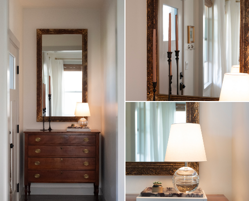 Vintage Entryway Makeover cover photo collage