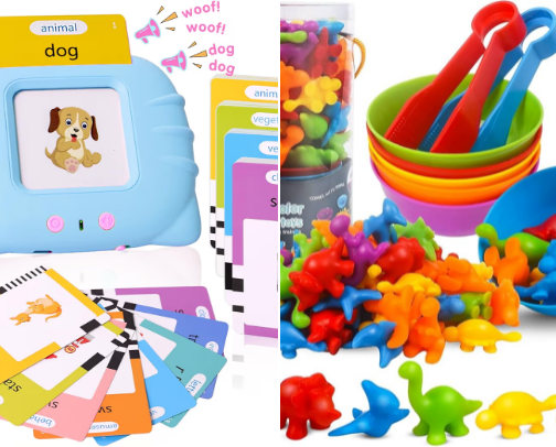 Screen-Free Learning Toys for Toddlers (That Actually Keep Them Engaged) cover photo collage