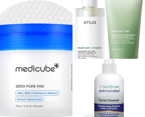 Skincare Products for that glow cover photo collage