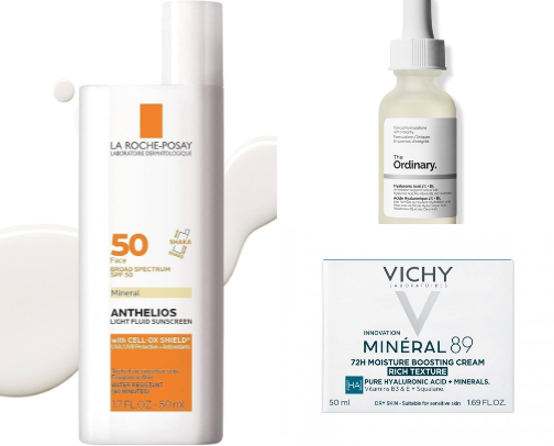 Underrated drugstore skincare cover photo collage