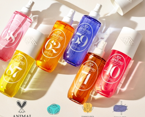 Sephora body spray cover photo collage