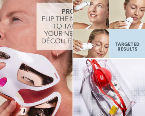 Anti-aging cover photo collage