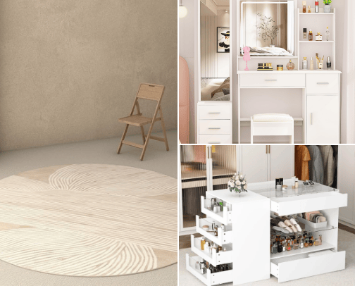 Bedroom wants + cover photo collage
