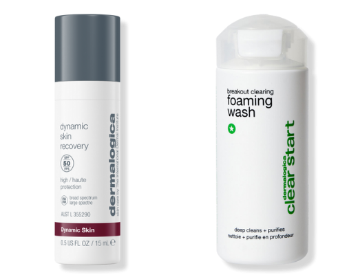 A millennial perimenopausal woman's current beauty buys to combat breakouts, reconnect with my naturally curly hair, and other fun side effects. cover photo collage