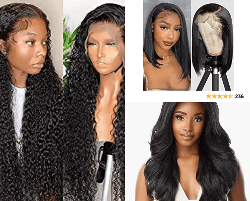 Wigs cover photo collage