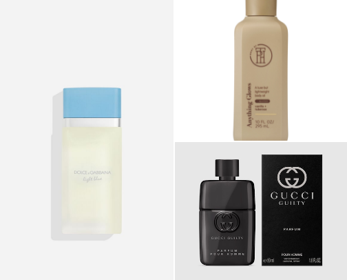 Fragrances cover photo collage