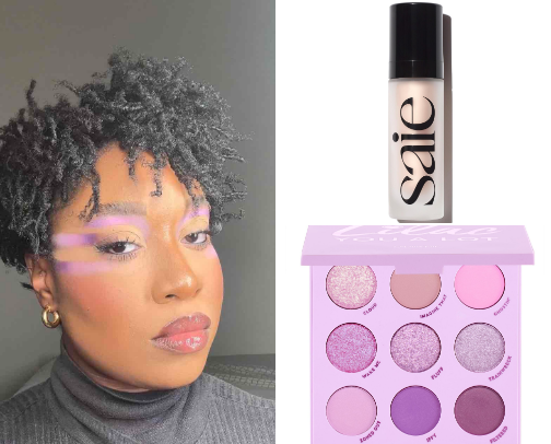 Purple Abstract Makeup Look - Makeup Look 7 cover photo collage