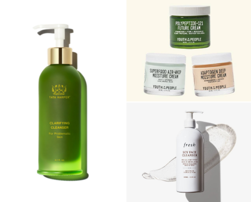 my fav skincare items! cover photo collage