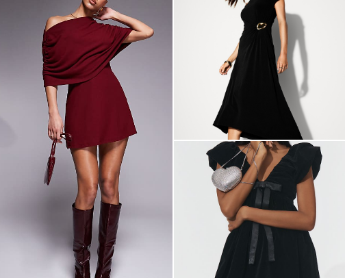 Holiday Party Outfit Inspiration cover photo collage