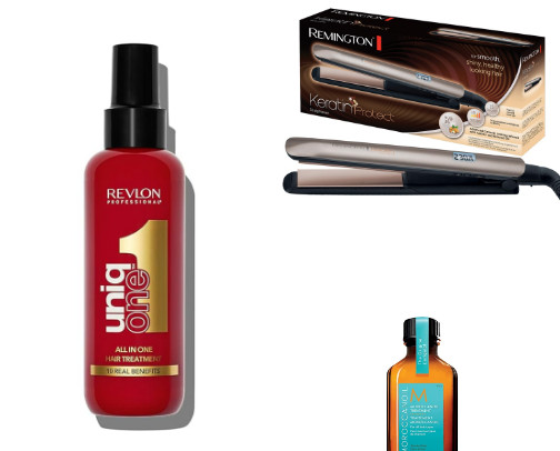 Hair essentials cover photo collage