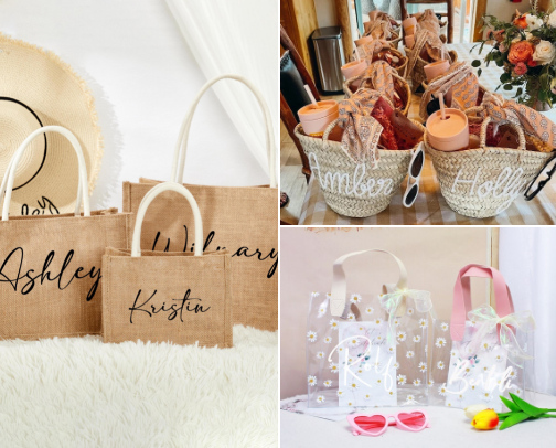 Bridesmaid Gift Bag Ideas cover photo collage