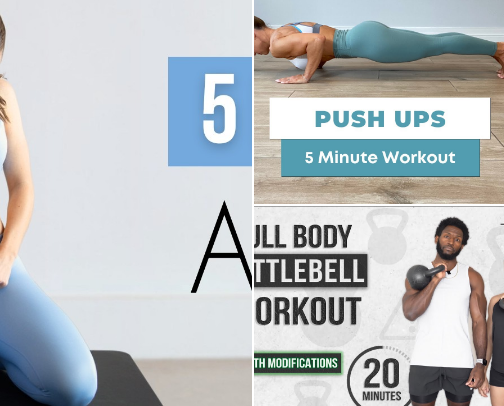 Workouts That Fit Mom Life cover photo collage