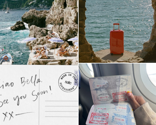 It Girl TRAVEL Essentials✨🤏🏼✈️🌸 cover photo collage