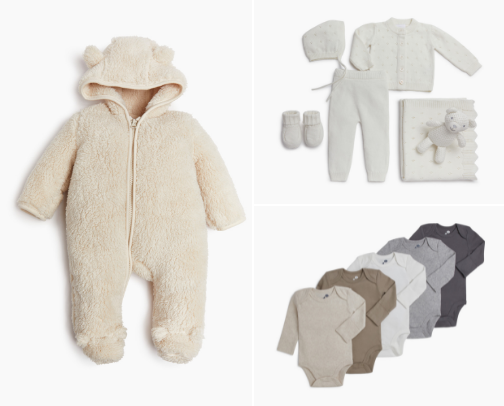 First Time baby Shower Gifts cover photo collage