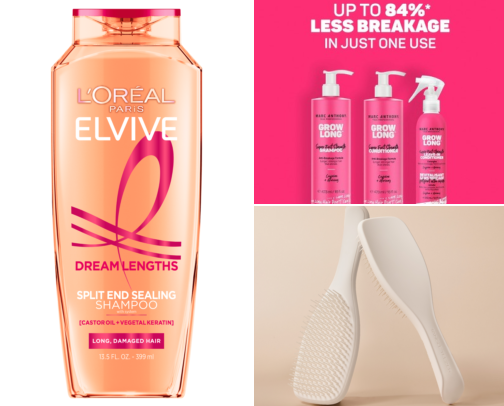 My everyday hair products/essentials 🎀 cover photo collage