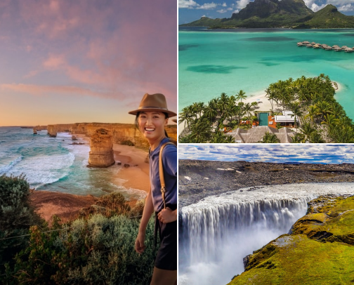 Dream Destinations cover photo collage